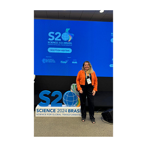 Pesquisadora do INCT-DSI participou do Science 20, que discutiu transformações na ciência e na tecnologia