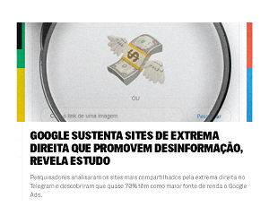 Marcelo Alves é entrevistado pelo Intercept sobre financiamento de sites de extrema direita