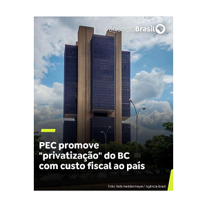 Edemilson Paraná fala à Agência Brasil sobre PEC da “privatização” do BC