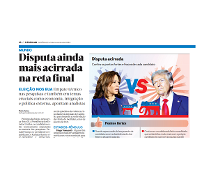 Liziane Guazina analisa eleições norte-americanas em matéria do jornal O Popular