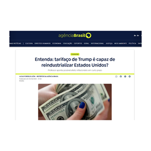 Edemilson Paraná fala sobre tarifaço de Trump para a Agência Brasil
