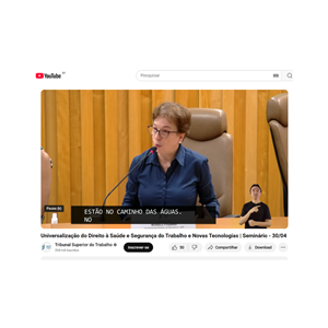 Roseli Figaro participou de Seminário promovido pelo Tribunal Superior do Trabalho