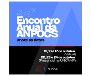 Encontro Anual da ANPOCS recebe submissões de resumos até 24 de junho