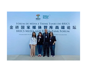 Representantes do CODES, projeto do INCT, participam de Fórum de Mídia do Brics 