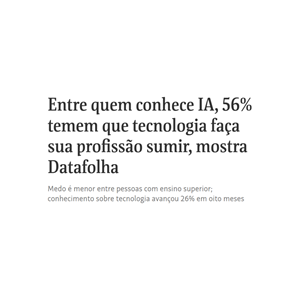 Inteligência artificial e mercado de trabalho: Folha de S. Paulo ouve Rafael Grohmann